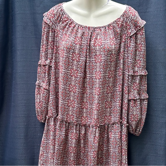 Bohemian Patterned Maxi Dress - Picture 4 of 7